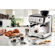 Ariete Metal Espresso Maker, Built-in Grinder, 15Bar, 1600W