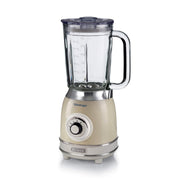 Ariete Vintage Blender 1.5L, 1000W, Glass Jar, Beige