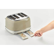 Ariete Vintage Toaster 4 Slices 1630W Beige