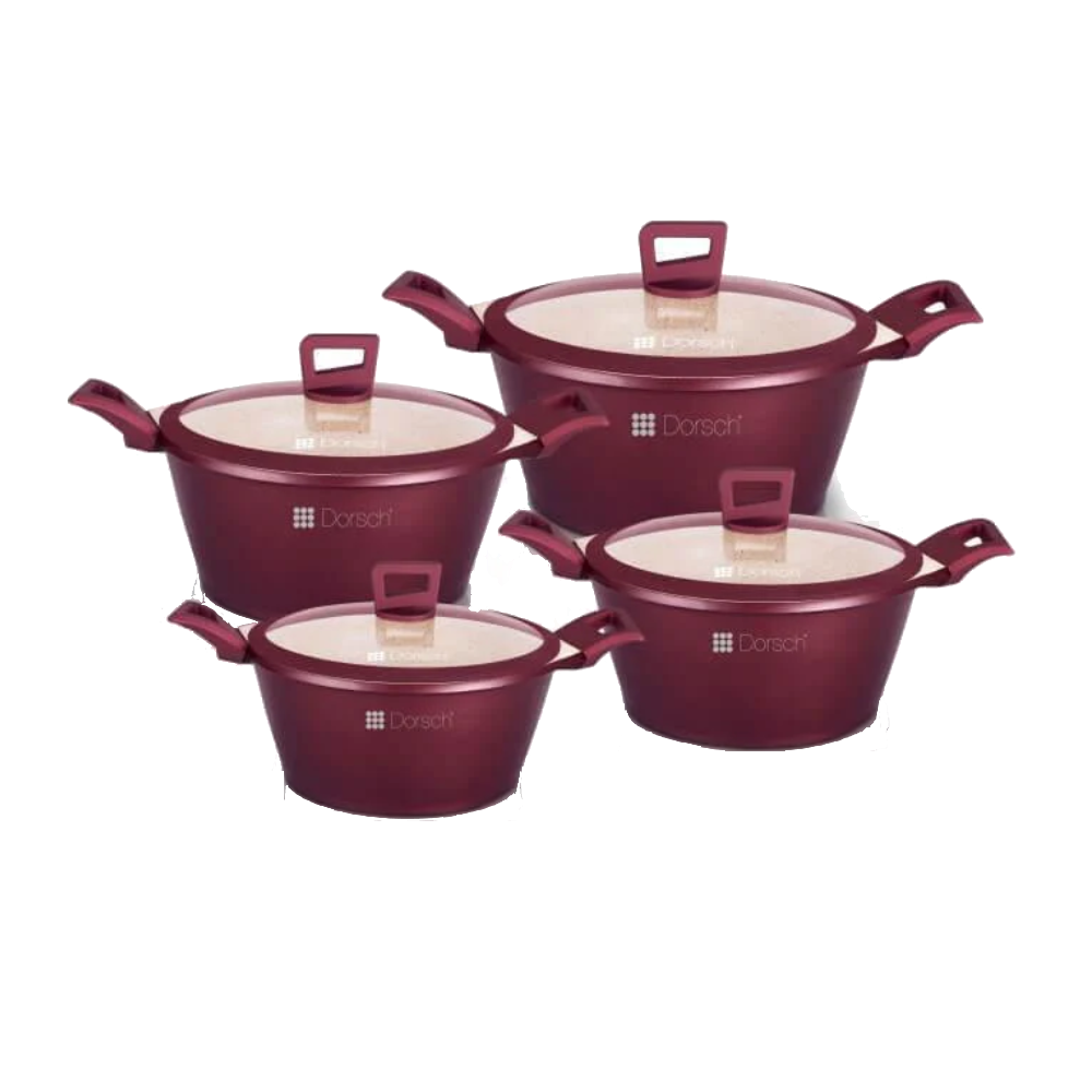 Dorsh Casserole Premium Set - 4 Pcs Casserole - 20CM + 24CM + 28CM + 32CM