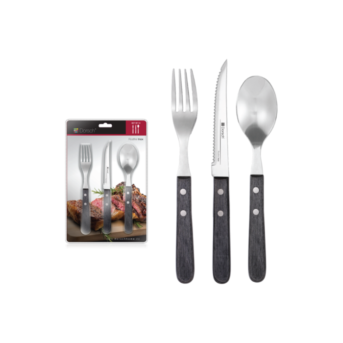 Dorsh Knife, Fork & Spoon Set 12 Pcs
