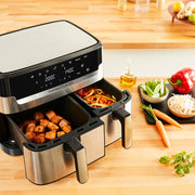 Tefal Dual Easy Fry And Grill. W And Ss. 6p. 50 Hz