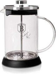 Berlinger Haus Coffee and Tea Plunger, 800Ml, Black Silver Collection