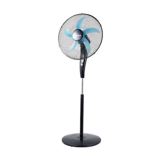 Ardes Stand Fan 20", 3 Speeds, 5 Blades, 70W, Black