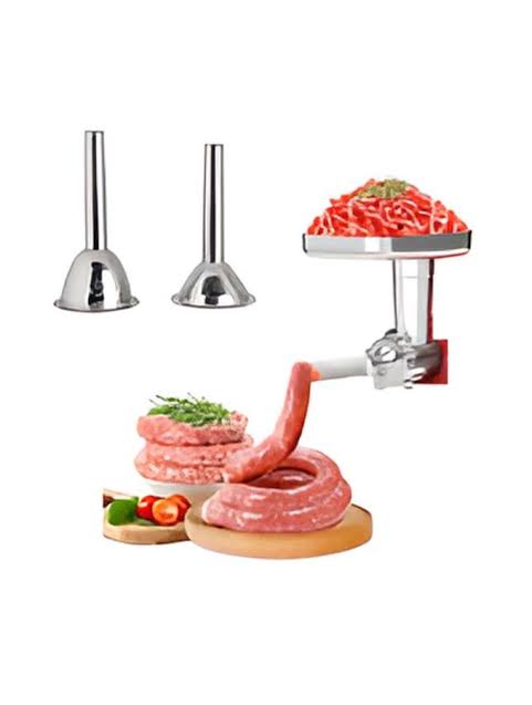 Campomatic Kitchen Machine Sausage Stuffer Accessory for Use with Above Meat Grinder