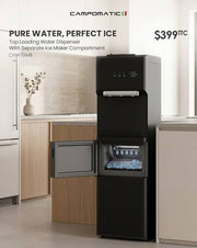 Campomatic Top Loading Water Dispenser with Separate Compartment ICE MAKER