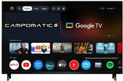 Campomatic QLED Frameless 144HZ 4K Smart TV 4 Core Processor