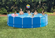 INTEX Metal Frame Above Ground Pool Set D4.57X1.22M