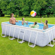 INTEX Prism Frame Rectangular Pool Set 4.00X2.00X1.00M