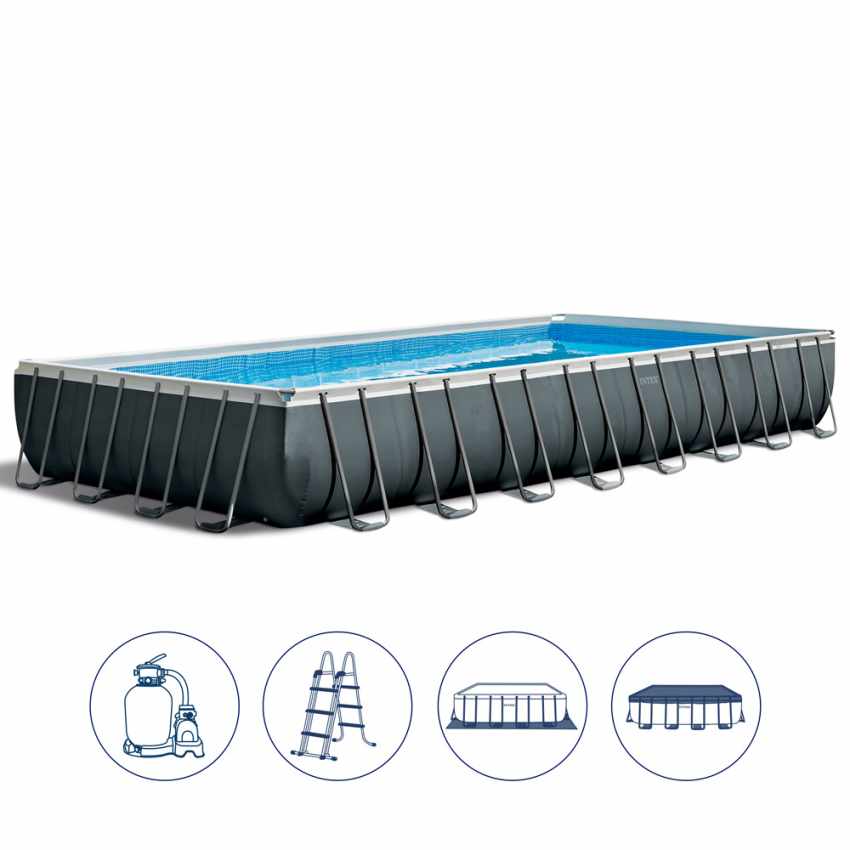 INTEX Ultra XTR Rectangular Pool Set 9.75X4.88X1.32M
