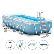INTEX Prism Frame Rectangular Pool Set 4.88X2.44X1.07M