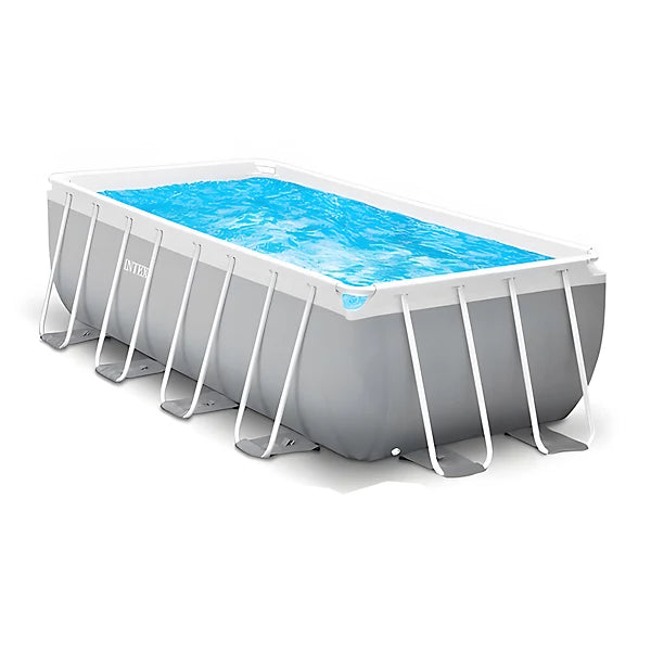 INTEX Prism Frame Rectangular Pool Set 4.00X2.00X1.22M