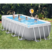 INTEX Prism Frame Rectangular Pool Set 4.00X2.00X1.22M