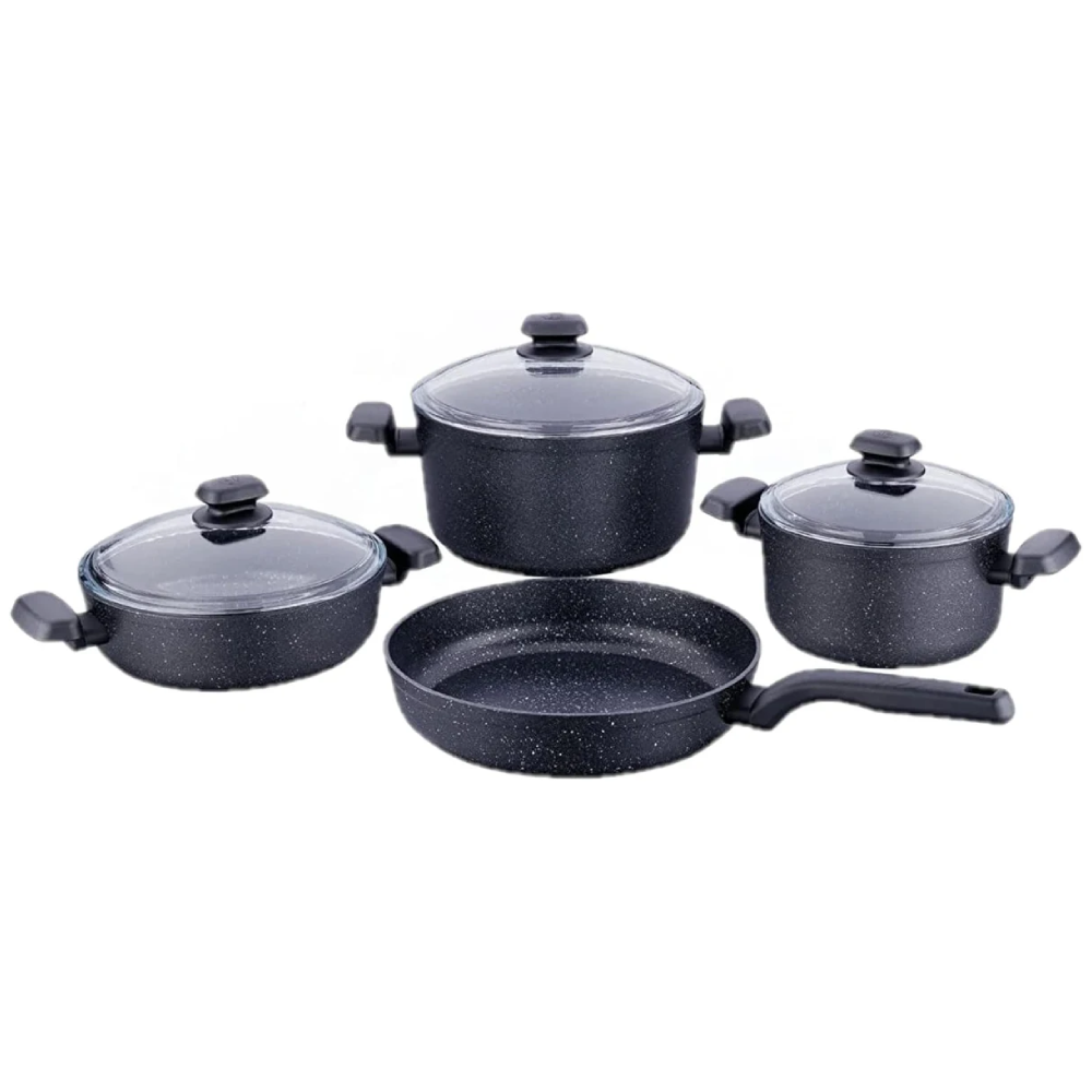 KORKMAZ Ornella 7 Piece Cookware Set