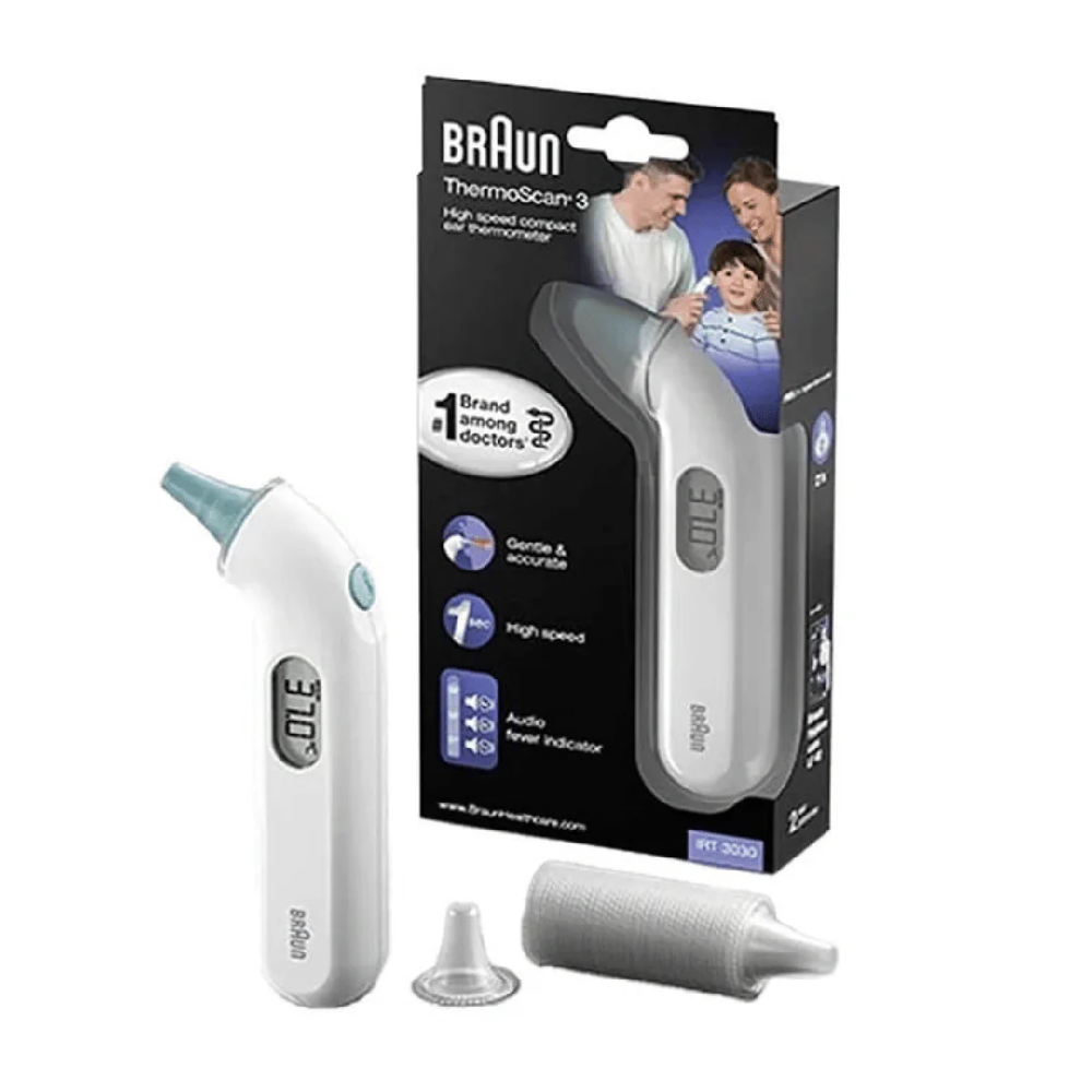 BRAUN ThermoScan 3 Compact Ear Thermometer