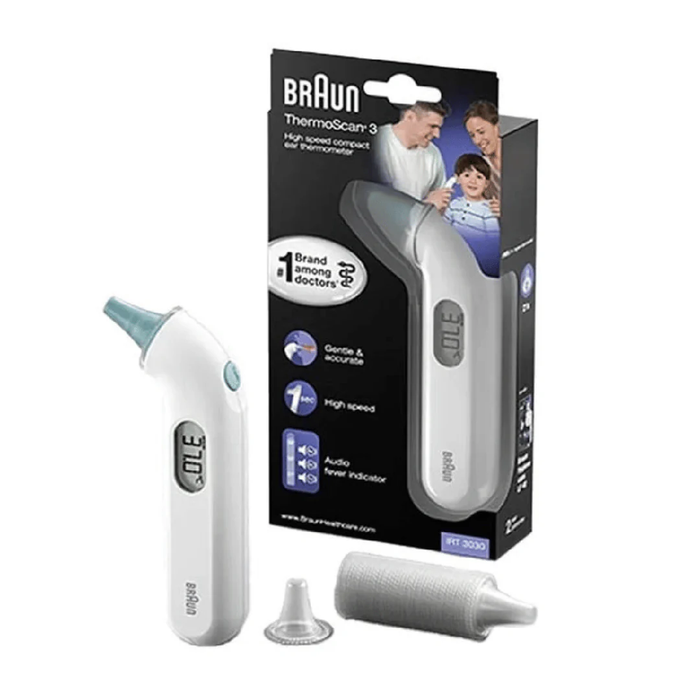 BRAUN ThermoScan 3 Compact Ear Thermometer