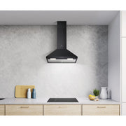 60cm UltimateTaste 300 Chimney Extractor Hood Black