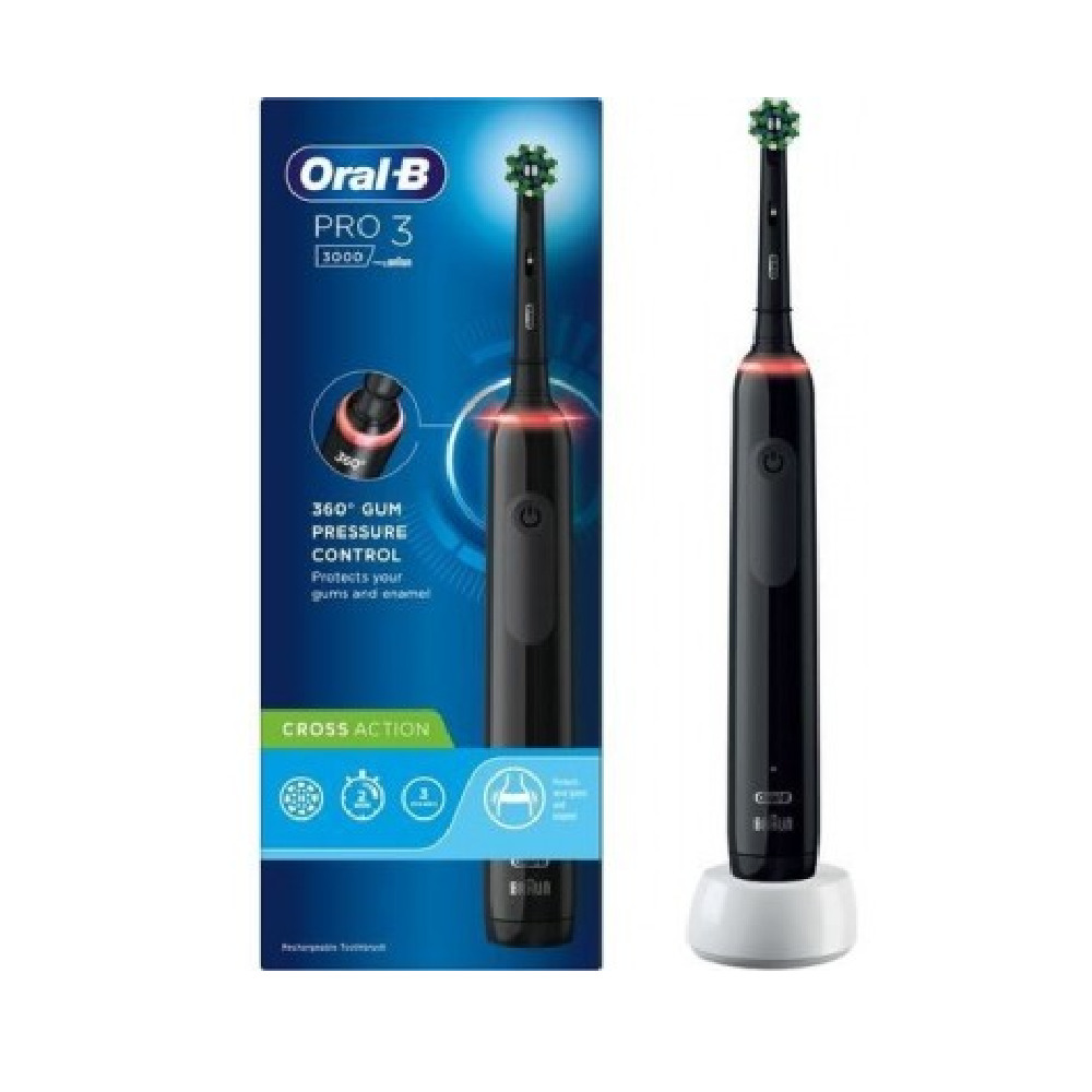 فرشاة الأسنان الكهربائية القابلة لإعادة الشحن Pro من Oral-B مع حساس للضغط