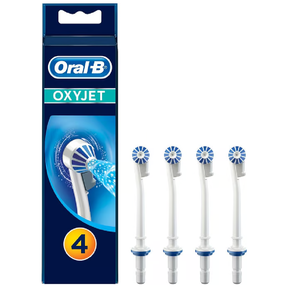 ORAL B AquaCare Replacement Water Flosser Nozzles - Pack of 4
