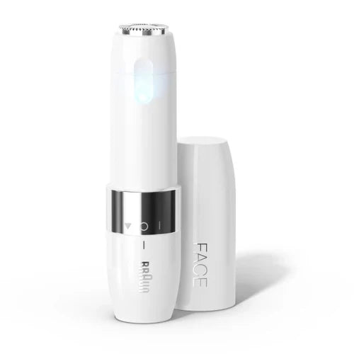 BRAUN Mini Facial Hair Remover with SmartLight