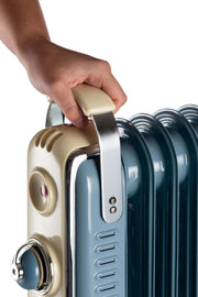 Ariete Vintage Oil Radiator 9 Fins 2000W, Blue
