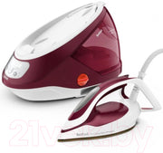 Tefal Pro Express Protect. . 7.5 Bars. Min. Min. Durilium Airglide. Anti Scale. Auto Off