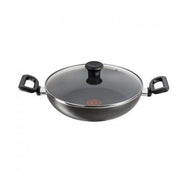 Tefal G6 Delicia Kadhai 28cm + Glass Lid