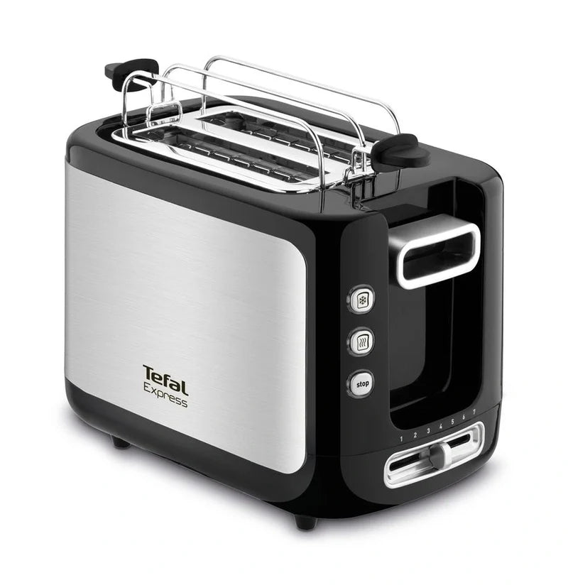 Tefal Toaster Express 2 Slots Bun Warmer Stainless Steel