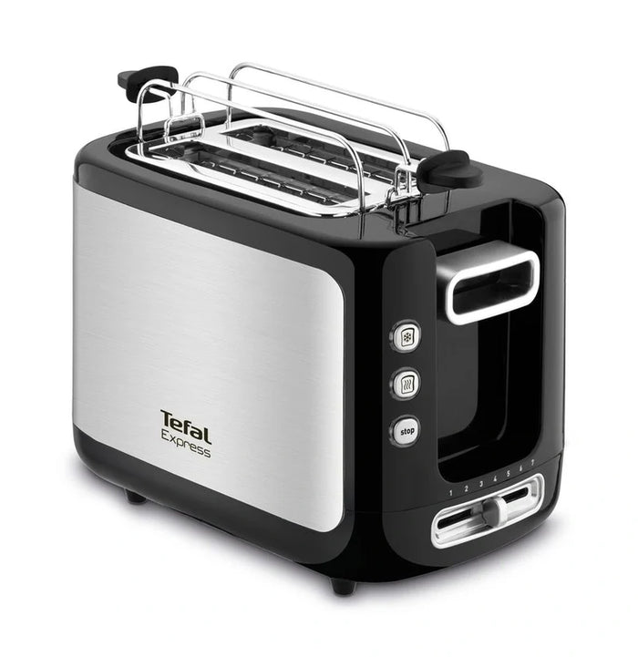 Tefal Toaster Express 2 Slots Bun Warmer Stainless Steel