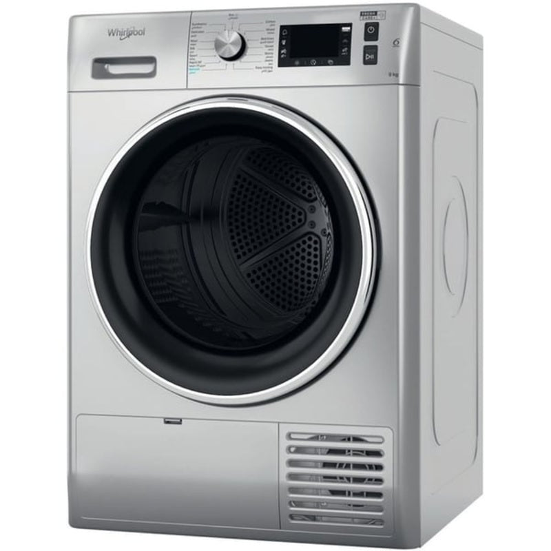 Whirlpool 9kg Heat Pump Tumble Dryer – Silver
